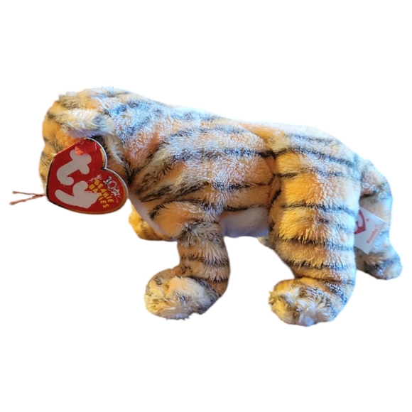 Vtg 2003 Ty Beanie Baby Rumba Tiger Cat - Picture 5 of 11